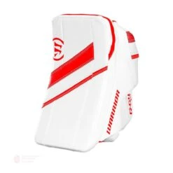 Warrior Ritual G4 Intermediate Goalie Blocker -Hockey Gear Zone warrior blockers warrior ritual g4 intermediate goalie blocker white red regular 28741241176130