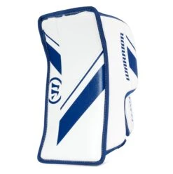 Warrior Ritual G4 Youth Goalie Blocker -Hockey Gear Zone warrior blockers warrior ritual g4 youth goalie blocker white blue regular 28743419232322