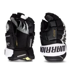 Warrior Alpha DX Senior Hockey Gloves -Hockey Gear Zone warrior gloves warrior alpha dx senior hockey gloves black white 13 30365010231362