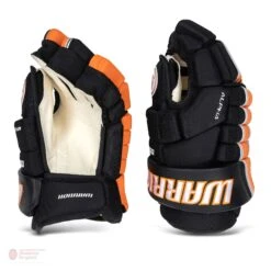 Warrior Alpha FR Pro Junior Hockey Gloves -Hockey Gear Zone warrior gloves warrior alpha fr pro junior hockey gloves black orange 10 28743818412098