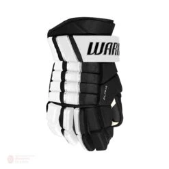 Warrior Alpha FR Pro Junior Hockey Gloves -Hockey Gear Zone warrior gloves warrior alpha fr pro junior hockey gloves black white 10 28743818313794