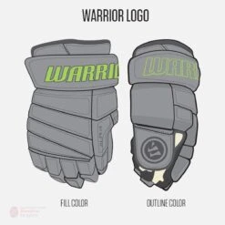 Warrior Alpha Pro Plus Custom Hockey Gloves -Hockey Gear Zone warrior gloves warrior alpha pro plus custom hockey gloves 11782921191490