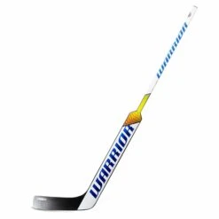 Warrior Ritual V1 Pro Intermediate Goalie Stick -Hockey Gear Zone warrior goalie sticks warrior ritual v1 pro intermediate goalie stick silver white blue mid l 23 5 28796860235842